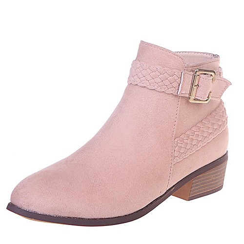 Women's Boots Block Heel Pointed Toe Daily Walking Shoes Nubuck Buckle Leopard Black Pink Brown / Booties / Ankle Boots
Women's Boots Block Heel Pointed Toe Daily Walking Shoes Nubuck Buckle Leopard Black Pink Brown / Booties / Ankle Boots