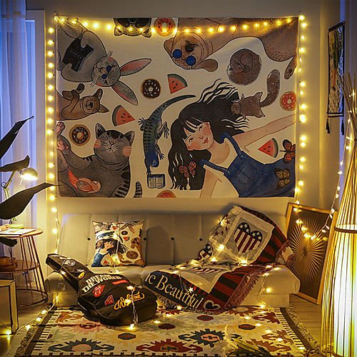 Wall Tapestry Art Decor Blanket Curtain Picnic Tablecloth Hanging Home Bedroom Living Room Dorm Decoration Polyester Animal Cartoon
Wall Tapestry Art Decor Blanket Curtain Picnic Tablecloth Hanging Home Bedroom Living Room Dorm Decoration Polyester Animal Cartoon