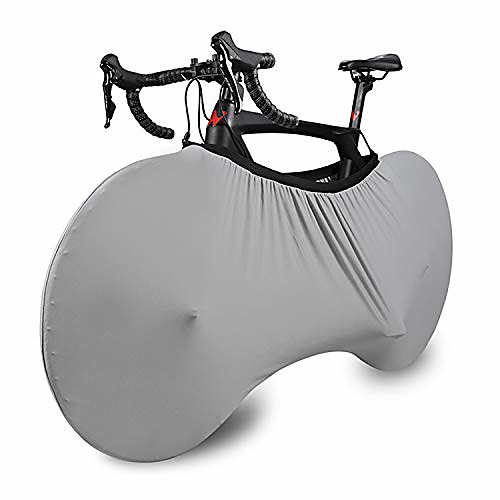bicycle wheel cover washable elastic dirt-free bike storage wheel cover tire package anti-dust bike indoor storage bag scratch-proof for mountain, road, mtb bikes(gray)
bicycle wheel cover washable elastic dirt-free bike storage wheel cover tire package anti-dust bike indoor storage bag scratch-proof for mountain, road, mtb bikes(gray)