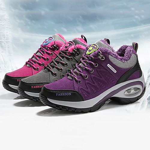 Women's Sneakers Hiking Shoes Hiking Boots Anti-Slip Shock Absorption Breathable Wearable Hiking Outdoor Exercise Running Fall & Winter Dark Grey Violet Rose Red / Round Toe
Women's Sneakers Hiking Shoes Hiking Boots Anti-Slip Shock Absorption Breathable Wearable Hiking Outdoor Exercise Running Fall & Winter Dark Grey Violet Rose Red / Round Toe