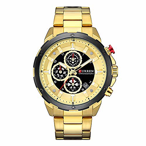 men stainless steel strap watches men's chronograph waterproof sport date quartz mechanical wrist watch on sale
men stainless steel strap watches men's chronograph waterproof sport date quartz mechanical wrist watch on sale