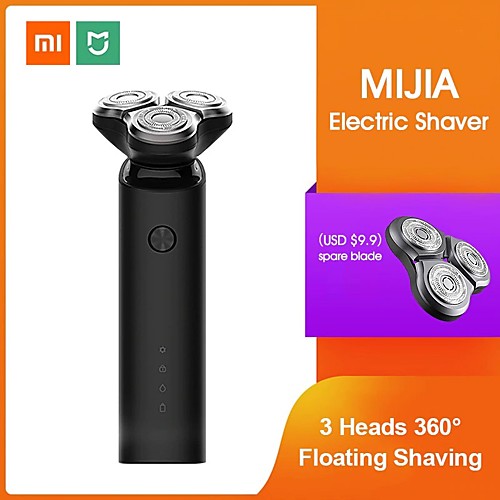 

Xiaomi Mijia Electric Shaver Razor Shaving Beard Machine for Men Dry Wet Beard Trimmer Rechargeable washable 3D head Dual Blades