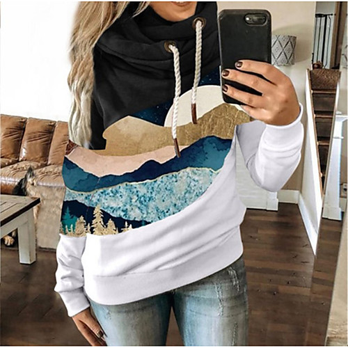 Women's Pullover Hoodie Sweatshirt Print Color Block Daily Going out Casual Hoodies Sweatshirts Black Army Green Orange
Women's Pullover Hoodie Sweatshirt Print Color Block Daily Going out Casual Hoodies Sweatshirts Black Army Green Orange