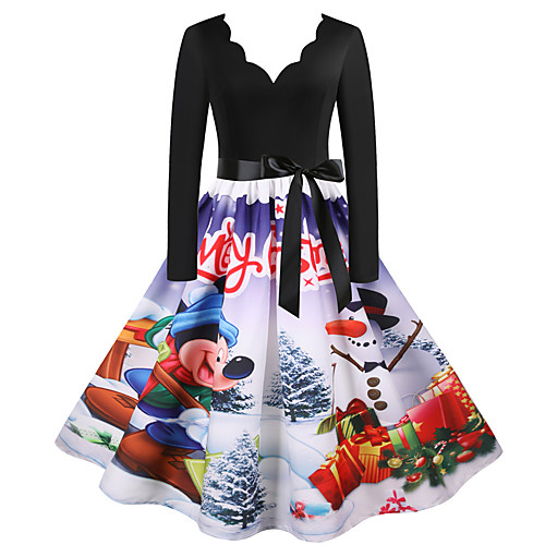 Santa Claus Christmas Dress Women's Adults' Leisure Christmas Christmas Polyester Dress
Santa Claus Christmas Dress Women's Adults' Leisure Christmas Christmas Polyester Dress