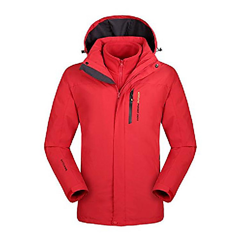 men's outdoor thicken hooded windbreaker 3-in-1 jacket windproof snow ski fleece coat l red
men's outdoor thicken hooded windbreaker 3-in-1 jacket windproof snow ski fleece coat l red
