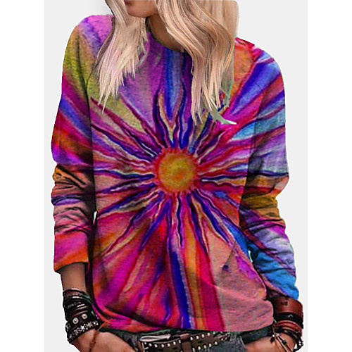 Women's Pullover Sweatshirt Graphic Tie Dye Daily Basic Casual Hoodies Sweatshirts Red Yellow
Women's Pullover Sweatshirt Graphic Tie Dye Daily Basic Casual Hoodies Sweatshirts Red Yellow