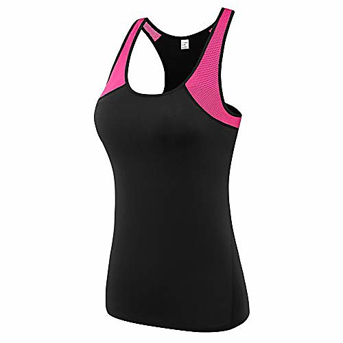 women's quick dry workout tops crew neck racerback yoga shirts gym clothes sleeveless tight activewear rose red
women's quick dry workout tops crew neck racerback yoga shirts gym clothes sleeveless tight activewear rose red