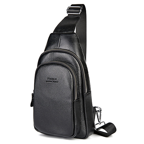 Men's Unisex Bags Cowhide Sling Shoulder Bag Chest Bag Zipper Fashion Daily Outdoor Black
Men's Unisex Bags Cowhide Sling Shoulder Bag Chest Bag Zipper Fashion Daily Outdoor Black
