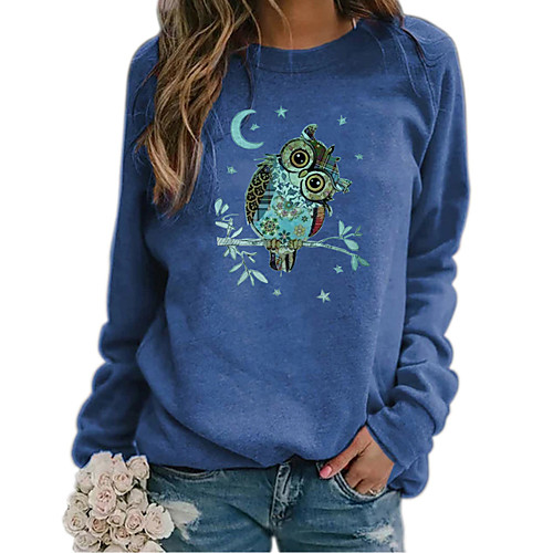 Women's Pullover Sweatshirt Animal Patterned Graphic Daily Basic Casual Hoodies Sweatshirts Blue Red Khaki
Women's Pullover Sweatshirt Animal Patterned Graphic Daily Basic Casual Hoodies Sweatshirts Blue Red Khaki