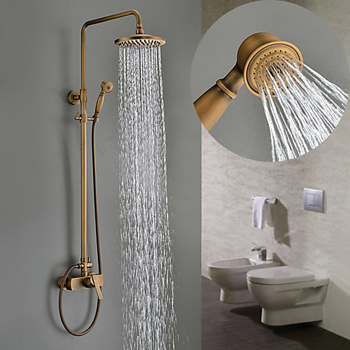 1279 Sprinkle Shower Faucets - Traditional Brushed / Antique Wall Mount Three Holes
1279 Sprinkle Shower Faucets - Traditional Brushed / Antique Wall Mount Three Holes