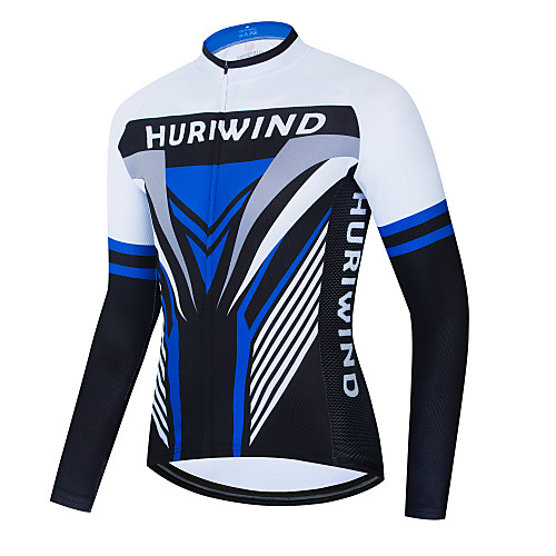 21Grams Men's Long Sleeve Cycling Jersey Black / Blue Bike Jersey Top Mountain Bike MTB Road Bike Cycling Thermal Warm Breathable Quick Dry Sports Clothing Apparel / Stretchy / Athletic
21Grams Men's Long Sleeve Cycling Jersey Black / Blue Bike Jersey Top Mountain Bike MTB Road Bike Cycling Thermal Warm Breathable Quick Dry Sports Clothing Apparel / Stretchy / Athletic