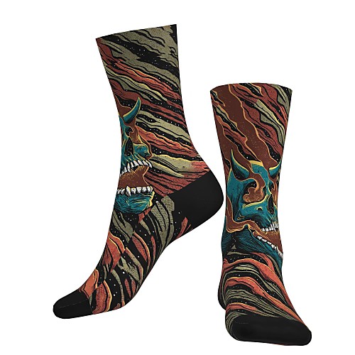 Crew Socks Compression Socks Calf Socks Athletic Sports Socks Cycling Socks Women's Men's Bike / Cycling Lightweight Breathable Anatomic Design 1 Pair Graphic Skull Cotton Brown S M L / Stretchy
Crew Socks Compression Socks Calf Socks Athletic Sports Socks Cycling Socks Women's Men's Bike / Cycling Lightweight Breathable Anatomic Design 1 Pair Graphic Skull Cotton Brown S M L / Stretchy