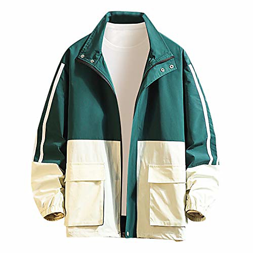 Men's Hiking Jacket Hiking Windbreaker Winter Outdoor Lightweight Windproof Breathable Quick Dry Jacket Top Fishing Climbing Camping / Hiking / Caving Green Gray
Men's Hiking Jacket Hiking Windbreaker Winter Outdoor Lightweight Windproof Breathable Quick Dry Jacket Top Fishing Climbing Camping / Hiking / Caving Green Gray