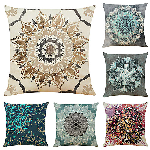 Cushion Cover 6PC Linen Soft Decorative Square Throw Pillow Cover Cushion Case Pillowcase for Sofa Bedroom 45 x 45 cm (18 x 18 Inch) Superior Quality Mashine Washable
Cushion Cover 6PC Linen Soft Decorative Square Throw Pillow Cover Cushion Case Pillowcase for Sofa Bedroom 45 x 45 cm (18 x 18 Inch) Superior Quality Mashine Washable