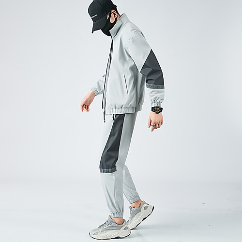 Men's 2 Piece Full Zip Tracksuit Sweatsuit Street Casual Long Sleeve 2pcs Thermal Warm Soft Fitness Gym Workout Running Walking Jogging Sportswear Outfit Set Clothing Suit Jacket Track pants Black
Men's 2 Piece Full Zip Tracksuit Sweatsuit Street Casual Long Sleeve 2pcs Thermal Warm Soft Fitness Gym Workout Running Walking Jogging Sportswear Outfit Set Clothing Suit Jacket Track pants Black
