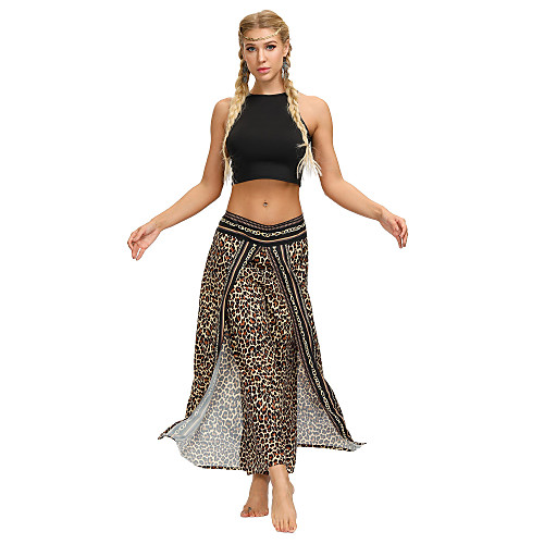 Women's Yoga Pants Wide Leg High Split Bottoms Breathable Quick Dry Leopard Bohemian Brown Yoga Fitness Gym Workout Sports Activewear / Casual / Athleisure
Women's Yoga Pants Wide Leg High Split Bottoms Breathable Quick Dry Leopard Bohemian Brown Yoga Fitness Gym Workout Sports Activewear / Casual / Athleisure