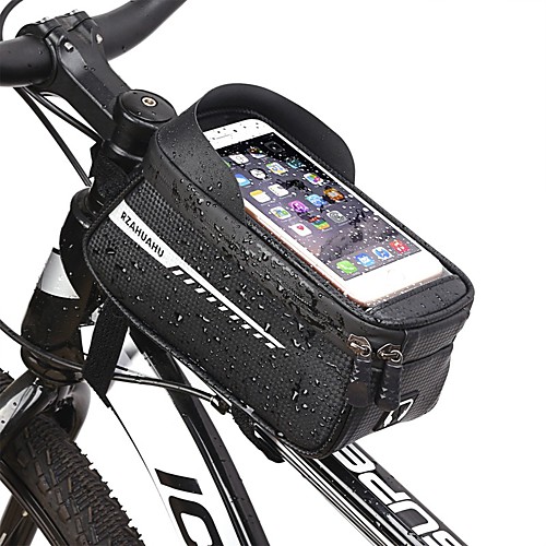 Bike Frame Bag Top Tube 6.5 inch Cycling for Similar Size Phones Black Mountain Bike / MTB Road Bike Cycling / Bike
Bike Frame Bag Top Tube 6.5 inch Cycling for Similar Size Phones Black Mountain Bike / MTB Road Bike Cycling / Bike