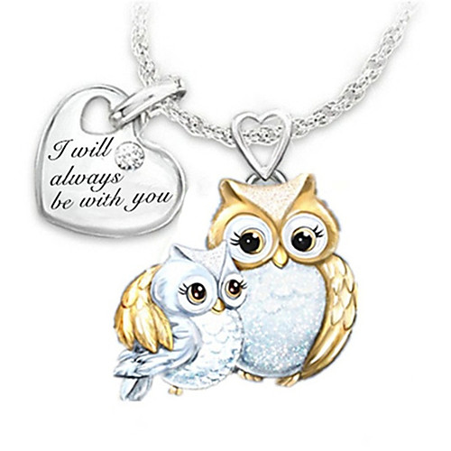 Women's Necklace Owl Cute Alloy Silver 45 cm Necklace Jewelry 1pc For Birthday Party
Women's Necklace Owl Cute Alloy Silver 45 cm Necklace Jewelry 1pc For Birthday Party