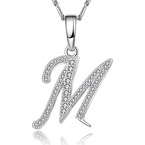 cubic zirconia platinum plated/18k gold plated chain m initial letter pendant necklace (m, platinum-plated)
cubic zirconia platinum plated/18k gold plated chain m initial letter pendant necklace (m, platinum-plated)