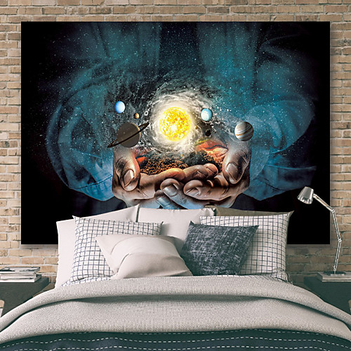 Wall Tapestry Art Deco Blanket Curtain Picnic Table Cloth Hanging Home Bedroom Living Room Dormitory Decoration Polyester Fiber Hand Holding The Universe
Wall Tapestry Art Deco Blanket Curtain Picnic Table Cloth Hanging Home Bedroom Living Room Dormitory Decoration Polyester Fiber Hand Holding The Universe