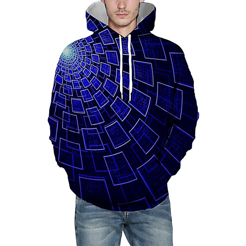 Men's Pullover Hoodie Sweatshirt Graphic Abstract 3D Front Pocket Daily 3D Print 3D Print Casual Hoodies Sweatshirts Blue
Men's Pullover Hoodie Sweatshirt Graphic Abstract 3D Front Pocket Daily 3D Print 3D Print Casual Hoodies Sweatshirts Blue