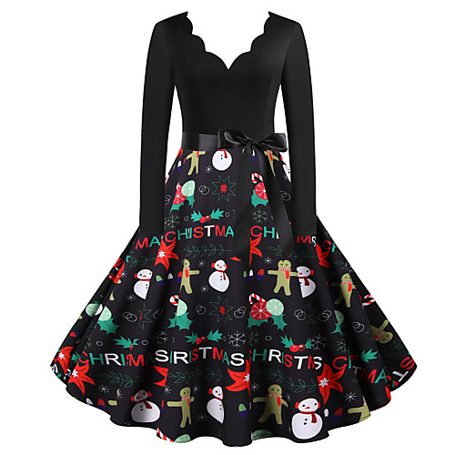 Santa Claus Christmas Dress Women's Adults' Leisure Christmas Christmas Polyester Dress
Santa Claus Christmas Dress Women's Adults' Leisure Christmas Christmas Polyester Dress