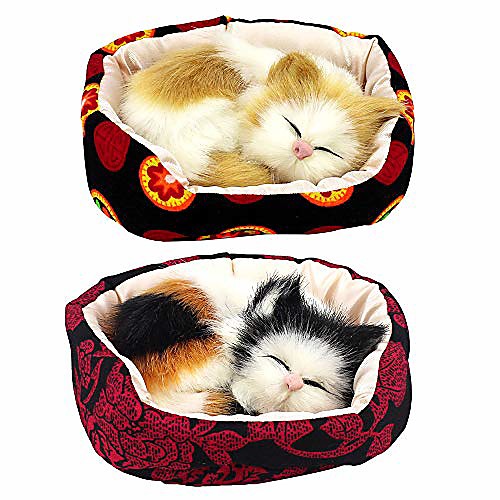 2pcs sleeping cat in sofa doll toy, mini kitten in pet pad decor for office desk hand toy gift for kids boys girls
2pcs sleeping cat in sofa doll toy, mini kitten in pet pad decor for office desk hand toy gift for kids boys girls