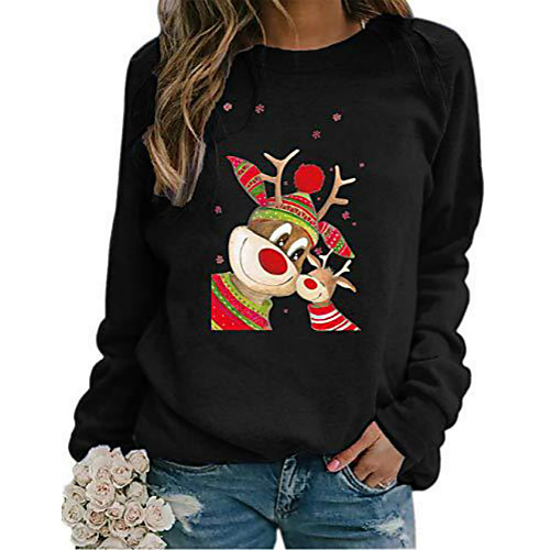 Women's Pullover Sweatshirt Graphic Ugly Christmas Animal Christmas Daily Basic Christmas Hoodies Sweatshirts Black Blue Red
Women's Pullover Sweatshirt Graphic Ugly Christmas Animal Christmas Daily Basic Christmas Hoodies Sweatshirts Black Blue Red