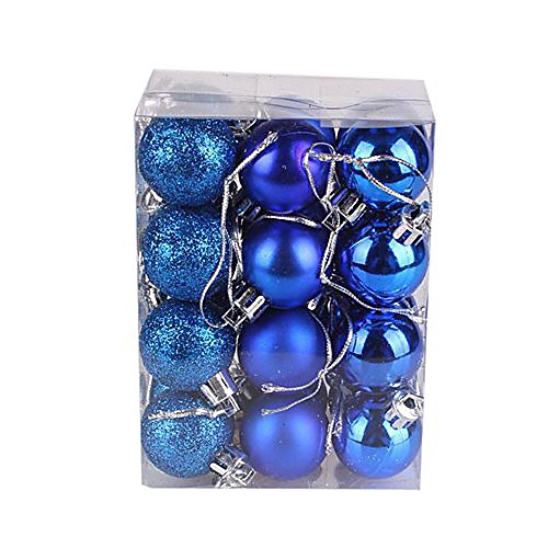 24ct 30mm christmas balls ornaments for xmas tree, shatterproof decorations tree balls for holiday wedding party decoration (blue)
24ct 30mm christmas balls ornaments for xmas tree, shatterproof decorations tree balls for holiday wedding party decoration (blue)