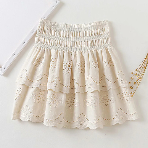 Women's Causal Daily Active Streetwear Cotton Skirts Solid Colored Cut Out Beige / Mini
Women's Causal Daily Active Streetwear Cotton Skirts Solid Colored Cut Out Beige / Mini