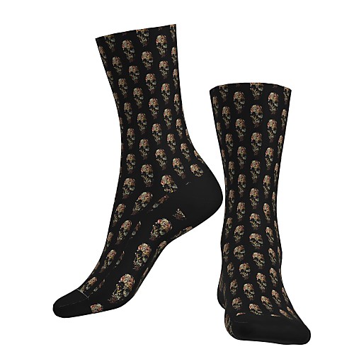 Crew Socks Compression Socks Calf Socks Athletic Sports Socks Cycling Socks Women's Men's Bike / Cycling Lightweight Breathable Anatomic Design 1 Pair Graphic Skull Cotton Black S M L / Stretchy
Crew Socks Compression Socks Calf Socks Athletic Sports Socks Cycling Socks Women's Men's Bike / Cycling Lightweight Breathable Anatomic Design 1 Pair Graphic Skull Cotton Black S M L / Stretchy