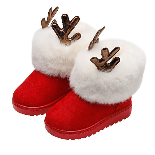 Boys' Girls' Boots Snow Boots Christmas Suede Little Kids(4-7ys) Big Kids(7years ) Daily Walking Shoes Black Red Pink Winter / Mid-Calf Boots
Boys' Girls' Boots Snow Boots Christmas Suede Little Kids(4-7ys) Big Kids(7years ) Daily Walking Shoes Black Red Pink Winter / Mid-Calf Boots