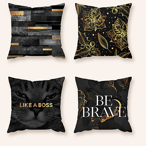 Cushion Cover 4PC Short Plush Soft Decorative Square Throw Pillow Cover Cushion Case Pillowcase for Sofa Bedroom 45 x 45 cm (18 x 18 Inch) Superior Quality Machine Washable
Cushion Cover 4PC Short Plush Soft Decorative Square Throw Pillow Cover Cushion Case Pillowcase for Sofa Bedroom 45 x 45 cm (18 x 18 Inch) Superior Quality Machine Washable