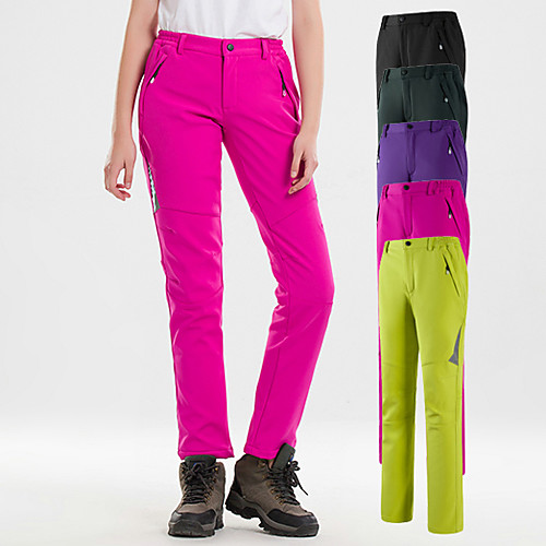 Women's Hiking Pants Trousers Softshell Pants Solid Color Winter Outdoor Waterproof Windproof Fleece Lining Breathable Pants / Trousers Bottoms Violet Black Fuchsia Grey Green Hunting Ski / Snowboard
Women's Hiking Pants Trousers Softshell Pants Solid Color Winter Outdoor Waterproof Windproof Fleece Lining Breathable Pants / Trousers Bottoms Violet Black Fuchsia Grey Green Hunting Ski / Snowboard