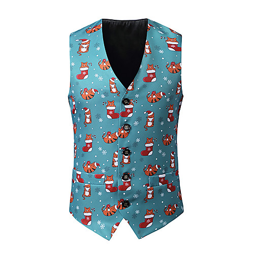 Santa Claus Cosplay Costume Men's Adults' Christmas Christmas Christmas Polyester Vest
Santa Claus Cosplay Costume Men's Adults' Christmas Christmas Christmas Polyester Vest