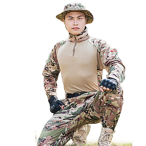 Men's Hunting Leafy Suit Outdoor Windproof Warm Soft Thick Fall Winter Spring Camo / Camouflage Clothing Suit Nylon Camping / Hiking Hunting Fishing Camouflage Brown / 2pcs
Men's Hunting Leafy Suit Outdoor Windproof Warm Soft Thick Fall Winter Spring Camo / Camouflage Clothing Suit Nylon Camping / Hiking Hunting Fishing Camouflage Brown / 2pcs