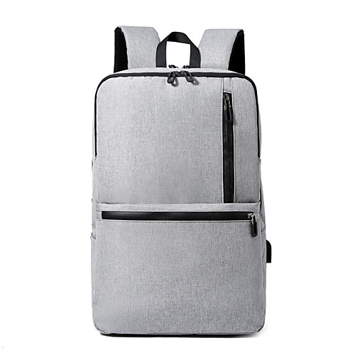 Unisex Polyester School Bag Commuter Backpack Large Capacity Waterproof Zipper Solid Color Daily Backpack Wine Black Blue Gray
Unisex Polyester School Bag Commuter Backpack Large Capacity Waterproof Zipper Solid Color Daily Backpack Wine Black Blue Gray