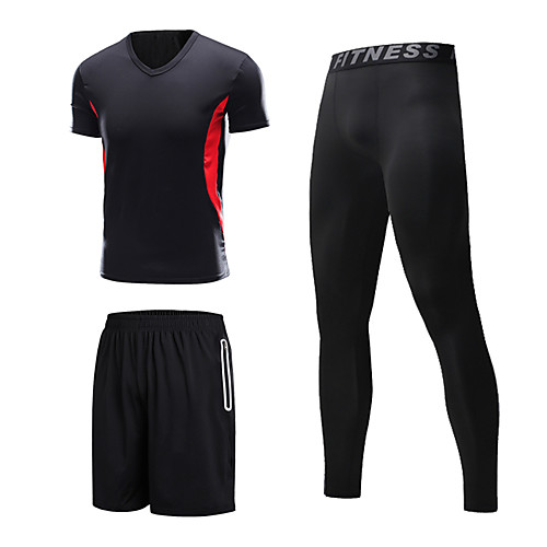 Men's Patchwork Tracksuit Activewear Set Athletic Athleisure Short Sleeve 3pcs Breathable Quick Dry Moisture Wicking Fitness Gym Workout Running Walking Jogging Sportswear Normal Outfit Set Clothing
Men's Patchwork Tracksuit Activewear Set Athletic Athleisure Short Sleeve 3pcs Breathable Quick Dry Moisture Wicking Fitness Gym Workout Running Walking Jogging Sportswear Normal Outfit Set Clothing
