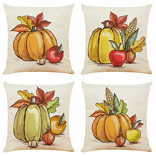 Cushion Cover 4PCS Thanksgiving Decoration Gift Linen Soft Decorative Square Throw Pillow Cover Cushion Case Pillowcase for Sofa Bedroom 45 x 45 cm (18 x 18 Inch) Superior Quality
Cushion Cover 4PCS Thanksgiving Decoration Gift Linen Soft Decorative Square Throw Pillow Cover Cushion Case Pillowcase for Sofa Bedroom 45 x 45 cm (18 x 18 Inch) Superior Quality