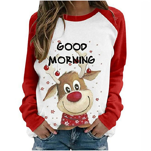Women's Pullover Sweatshirt Graphic Letter Animal Christmas Casual Hoodies Sweatshirts White Black Gray
Women's Pullover Sweatshirt Graphic Letter Animal Christmas Casual Hoodies Sweatshirts White Black Gray