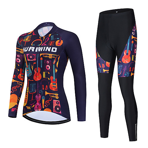 21Grams Women's Long Sleeve Cycling Jersey with Bib Tights Cycling Jersey with Tights Winter Black Red BlackWhite Bike Breathable Quick Dry Sports Graphic Mountain Bike MTB Road Bike Cycling
21Grams Women's Long Sleeve Cycling Jersey with Bib Tights Cycling Jersey with Tights Winter Black Red BlackWhite Bike Breathable Quick Dry Sports Graphic Mountain Bike MTB Road Bike Cycling