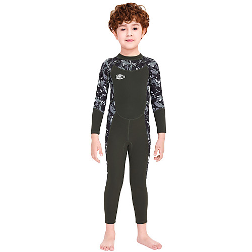 Boys' Full Wetsuit 2.5mm SCR Neoprene Diving Suit Windproof Quick Dry Long Sleeve Back Zip Camo / Camouflage Autumn / Fall Spring Summer / Kids
Boys' Full Wetsuit 2.5mm SCR Neoprene Diving Suit Windproof Quick Dry Long Sleeve Back Zip Camo / Camouflage Autumn / Fall Spring Summer / Kids