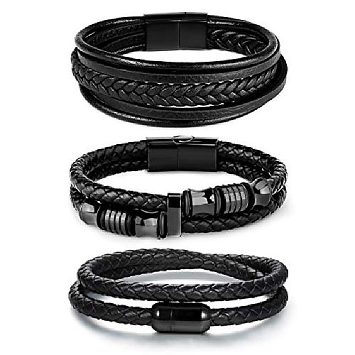 braided leather bracelets for men women wrap genuine leather bracelet wrist cuff bangle 8.0
braided leather bracelets for men women wrap genuine leather bracelet wrist cuff bangle 8.0
