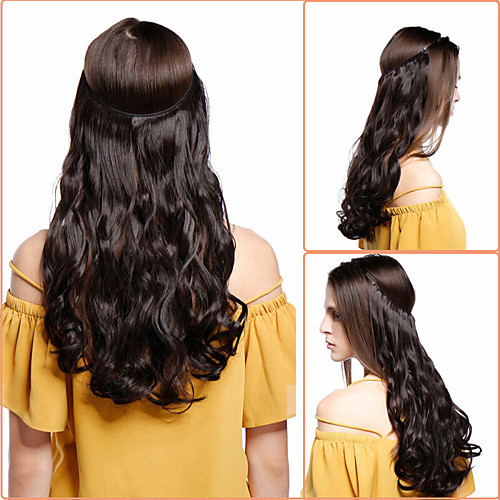 20 Inches 24 Inches Invisible Wire No Clips Flip In Hair Extension Secret Fish Line Hairpiece Silky Curly Hair Extension One Piece Synthetic Hair Extensions For Women
20 Inches 24 Inches Invisible Wire No Clips Flip In Hair Extension Secret Fish Line Hairpiece Silky Curly Hair Extension One Piece Synthetic Hair Extensions For Women