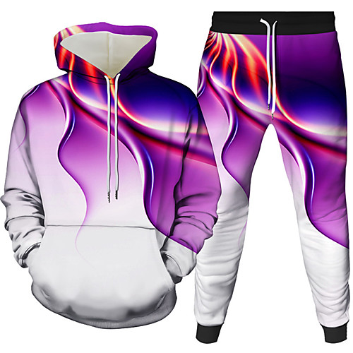 Men's 3D Hoodies Set Graphic 3D 2 Piece Front Pocket Hooded Daily 3D Print 3D Print Casual Hoodies Sweatshirts Long Sleeve Black Fuchsia Gold
Men's 3D Hoodies Set Graphic 3D 2 Piece Front Pocket Hooded Daily 3D Print 3D Print Casual Hoodies Sweatshirts Long Sleeve Black Fuchsia Gold