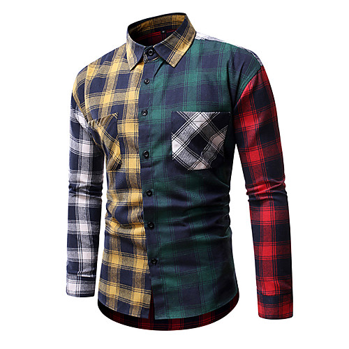 Men's Shirt non-printing Plaid Short Sleeve Daily Tops Streetwear Black Red Yellow
Men's Shirt non-printing Plaid Short Sleeve Daily Tops Streetwear Black Red Yellow