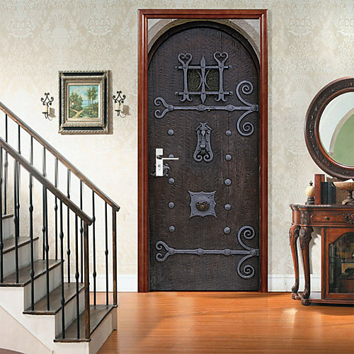 Retro Wooden Door Self-adhesive Creative Door Stickers For Living Room DIY Decorative Home Waterproof Wall Stickers
Retro Wooden Door Self-adhesive Creative Door Stickers For Living Room DIY Decorative Home Waterproof Wall Stickers