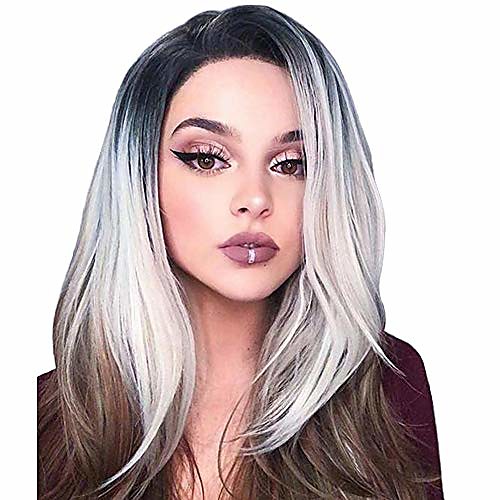 clearance wavy curly short wig | black womens ombre grey wig synthetic fiber hair natural looking costume party female wigs (gray)
clearance wavy curly short wig | black womens ombre grey wig synthetic fiber hair natural looking costume party female wigs (gray)