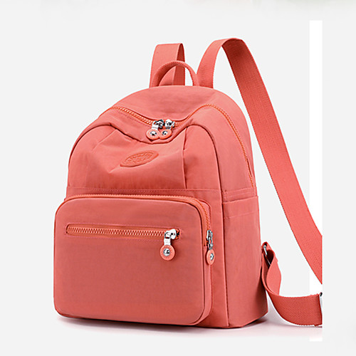 Women's Nylon Special Material School Bag Commuter Backpack Large Capacity Waterproof Zipper Solid Color Sports & Outdoor Daily Backpack Black Blue Purple Fuchsia Orange
Women's Nylon Special Material School Bag Commuter Backpack Large Capacity Waterproof Zipper Solid Color Sports & Outdoor Daily Backpack Black Blue Purple Fuchsia Orange