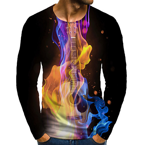 Men's T shirt 3D Print Graphic 3D Plus Size Print Long Sleeve Daily Tops Rainbow
Men's T shirt 3D Print Graphic 3D Plus Size Print Long Sleeve Daily Tops Rainbow